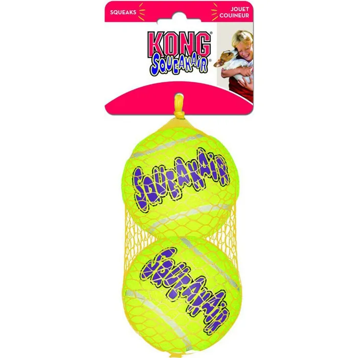 Air Kong Dog Squeaker Ball Large 2-pk