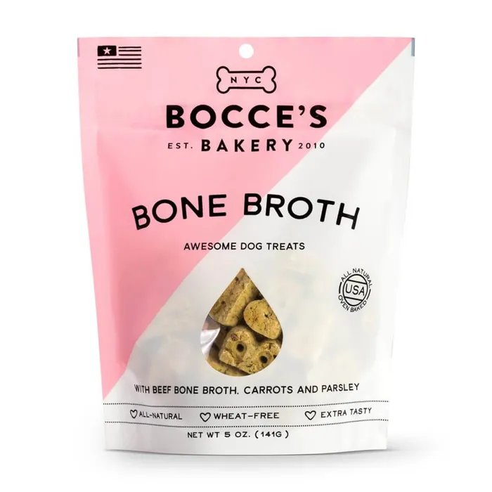 Bocce's Bakery Bone Broth Biscuits 5oz