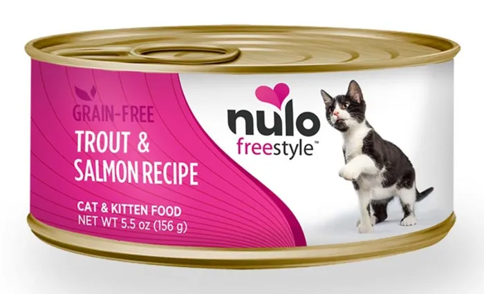 Freestyle Trout & Salmon Recipe Grain-free Canned Cat & Kitten Food 5.5-oz