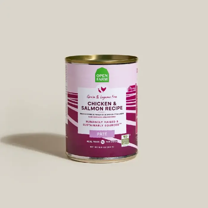 Open Farm Dog Chicken Salmon Pate Can 12.5oz