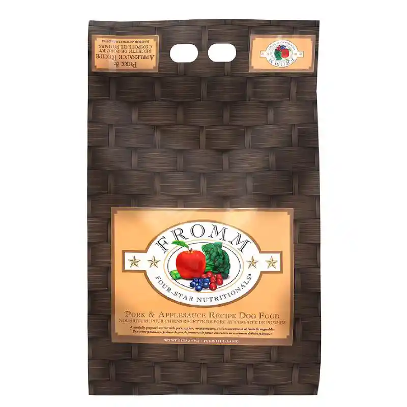 Fromm Four Star Dog Food Pork Apple 12-lb