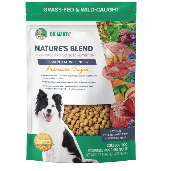 Dr Marty Nature's Blend Ess Wellness Fd Dog 16-oz