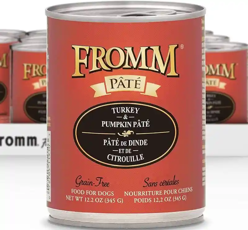 Fromm Turkey And Pumpkin Pate Canned Dog Food 12.2-oz