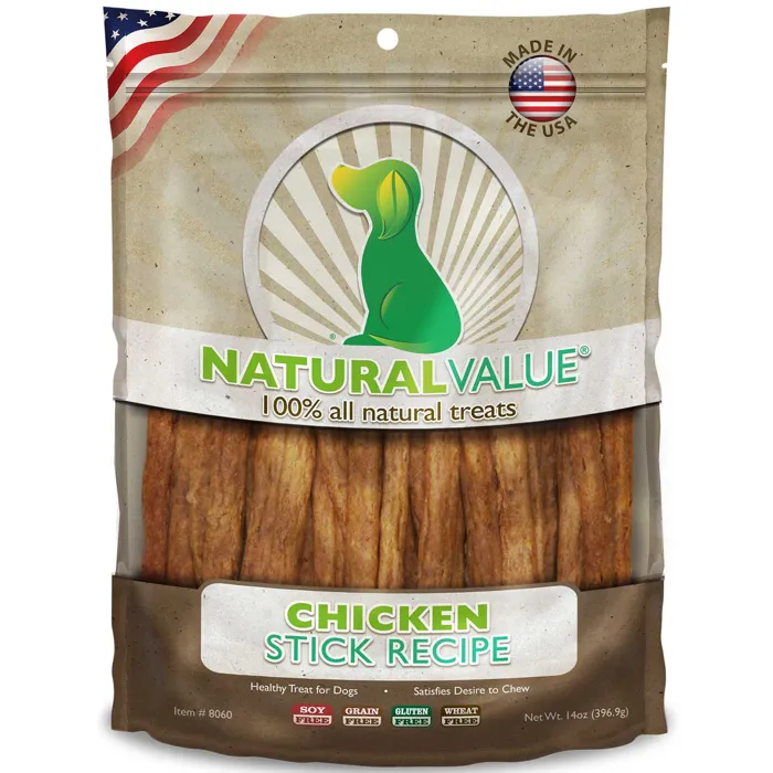 Natural Value Chicken Stick Recipe 14 Oz