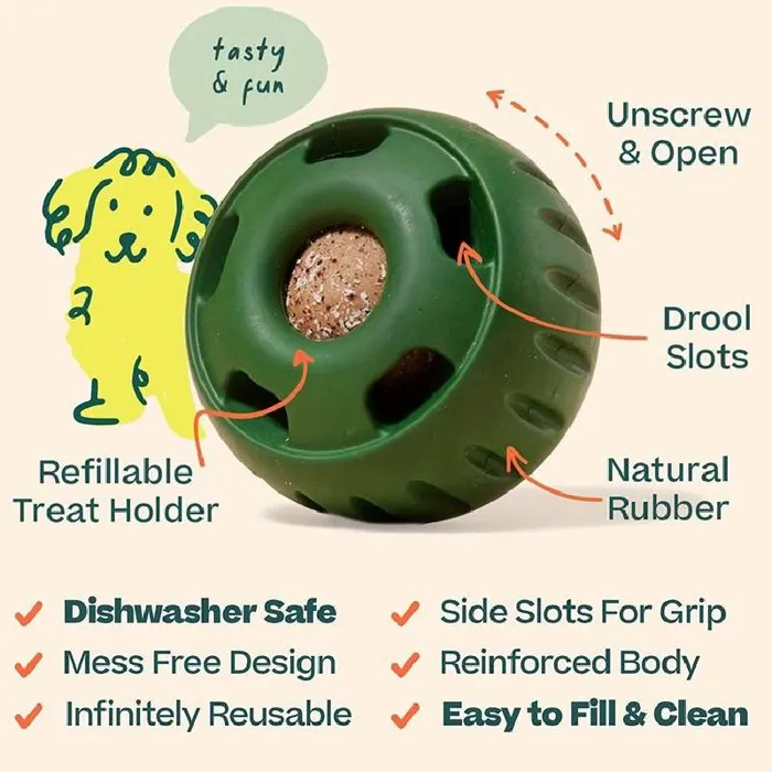 Woof Dog Toy Pupsicle Green - Lg