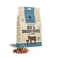 Freeze-dried Raw Beef & Chicken Entree Cat Food Mini Nibs - 8oz