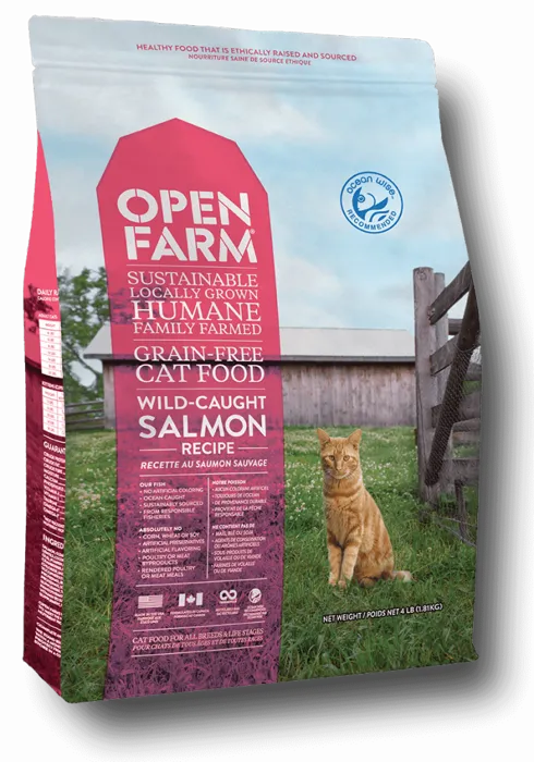 Grain Free Wild Caught Salmon Recipe Dry Cat Food 8-lb