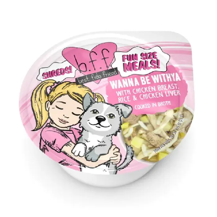 Bff Dog Wanna Be Withya Chicken, Rice & Lvr 2.7-oz