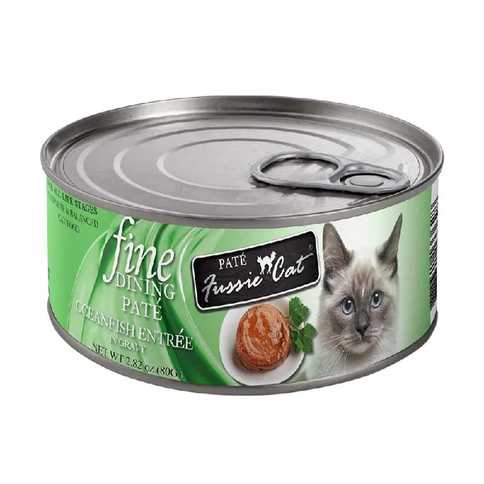 Fussie Cat Fine Dining Ocean Fish Pate Can 2.82-oz