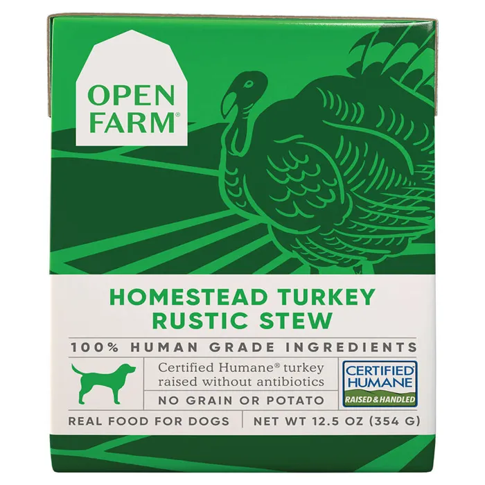 Homestead Turkey Recipe Rustic Stew Dog Food 12.5-oz