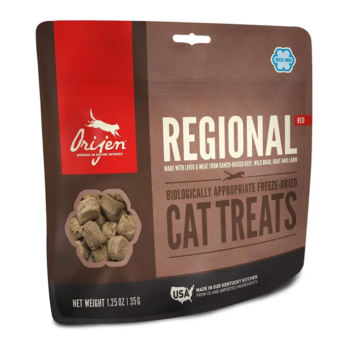 Freeze-dried Cat Treats, Regional Red, Biologically Appropriate & Grain Free 1.25-oz