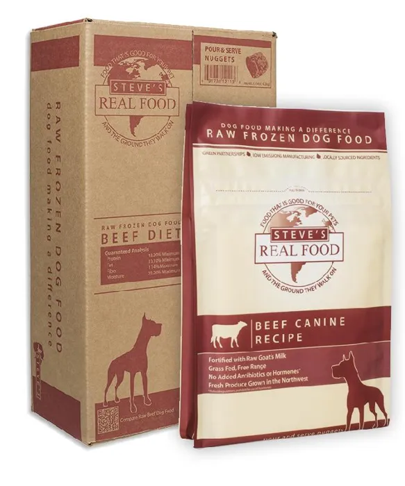 Steve's Dog Raw Frzn Barf Bf Patties 13.5-lb