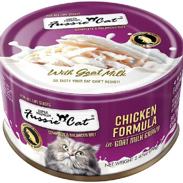 Fussie Cat Gf Chicken Goat Milk Can 2.47 Oz