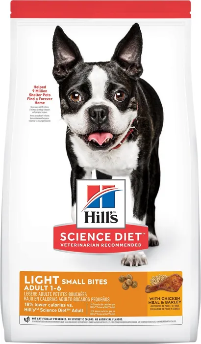 Adult Light Small Bites With Chicken Meal & Barley Dry Dog Food 5-lb
