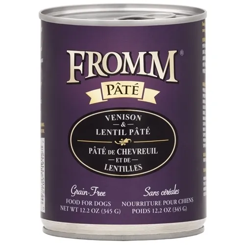 Fromm Dog Can Grain Free Venison & Lentil 12 Oz