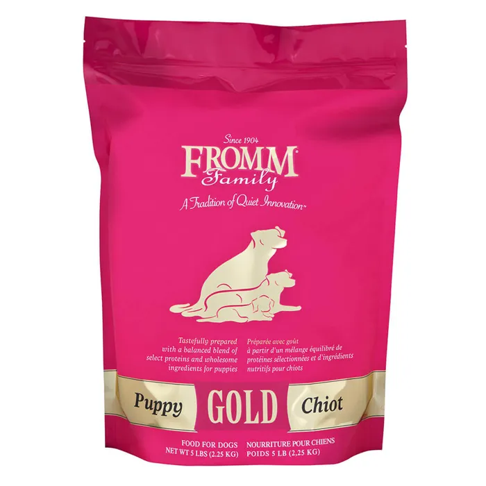 Fromm Gold Puppy Dry Dog Food Pink Bag 5-lb