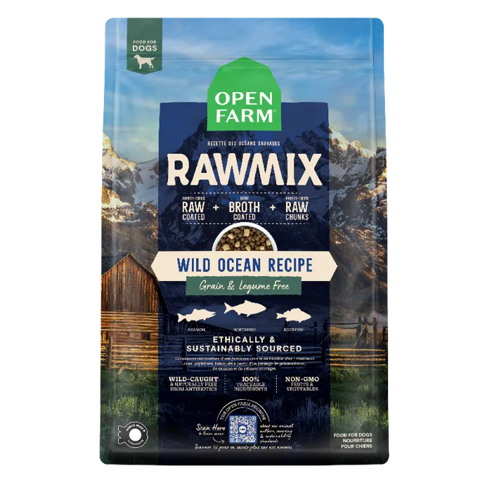 Open Farm Rawmix Wild Ocean Dog Food 20-lb