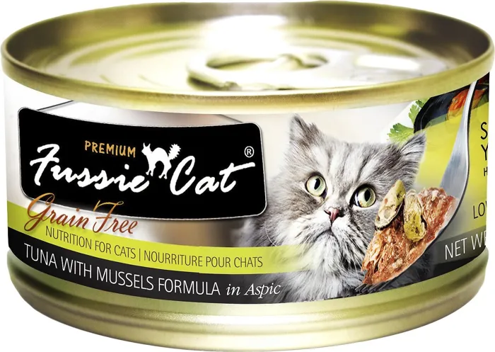 Premium Tuna With Mussels Formula In Aspic Grain-free Canned Cat Food 2.8-oz