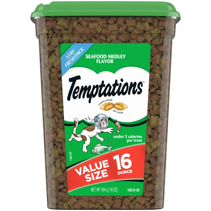 Classic Cat Treats Seafood Medley - 16oz Canister