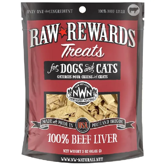 Northwest Raw Rewards Beef Liver 3-oz