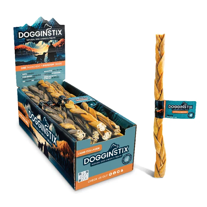 Dns Braid Lamb Colgn 12in 20ct