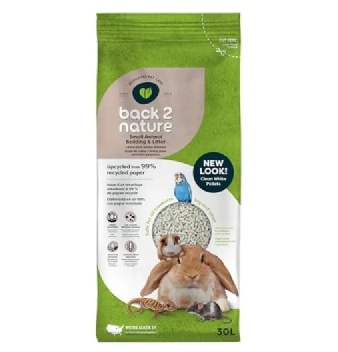 15 L. Back 2 Nature Small Animal Bedding - Pellet