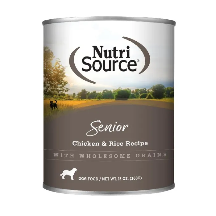 Nutrisource Dog Senior Chicken & Rice Can 13oz