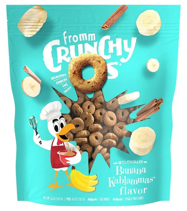 Fromm Treats Dog Crunchy O's Banana Kablammas 26 Oz