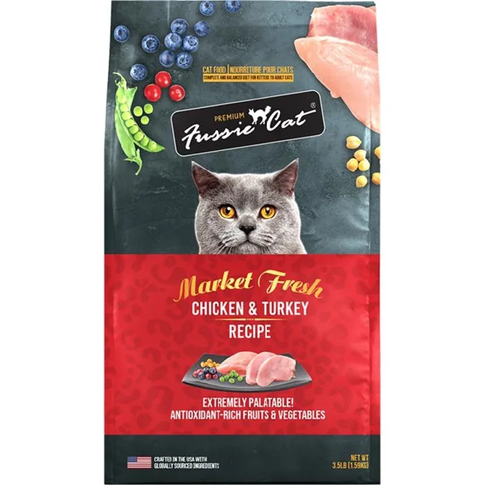Market Fresh Chicken & Turkey Recipe Grain-free Dry Cat Food 3.5-lbs