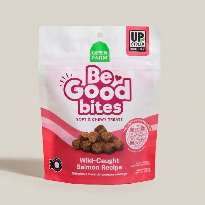 Open Farm Dog Be Good Bites Salmon Treat 6oz 12=cs