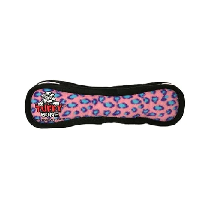 Tuffy Ultimate Bone Pink Leopard