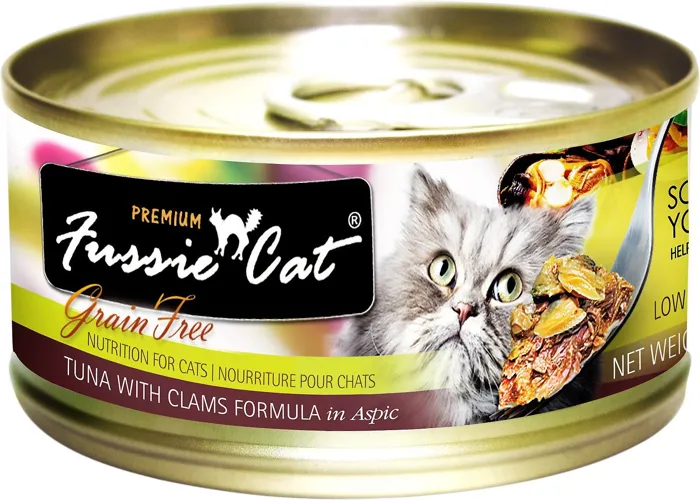 Premium Tuna With Clams Formula In Aspic Grain-free Canned Cat Food 2.8-oz