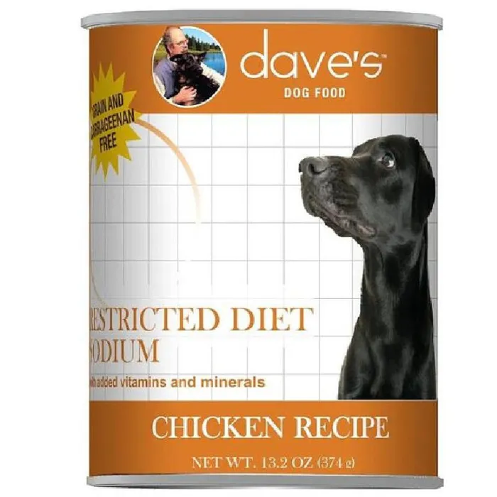 Dave's Dog Low Sodium Restricted Diet 13-oz