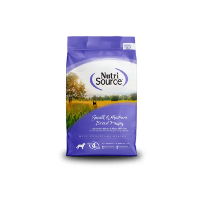 Nutrisource Small & Medium Breed Puppy Ckn Meal & Rice Recipe4-lb