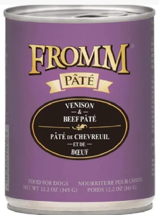 Fromm Can Dog Vensn/bf Pate Fromm Dog 12.2-oz