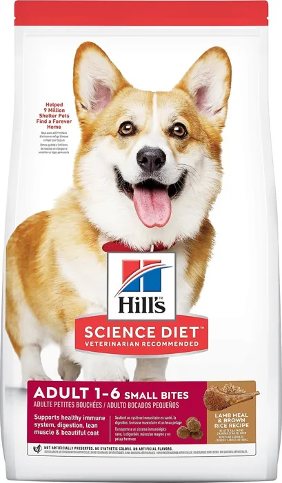 Adult Small Bites Lamb Meal & Brown Rice Recipe Dry Dog Food 4.5-lb