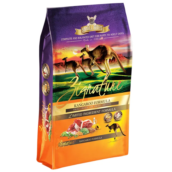 Zignature Lid Kangaroo Small Bite 4 Lbs
