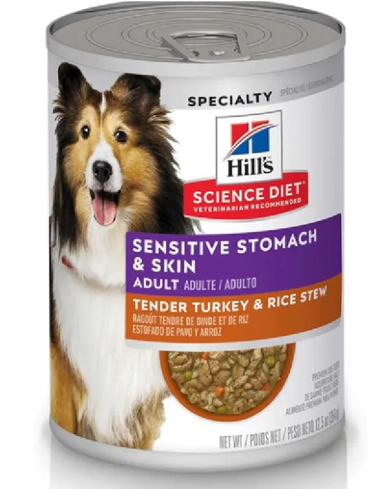 Sd Sensitive Stomach&skin Adult Dog Turkey 12.5oz