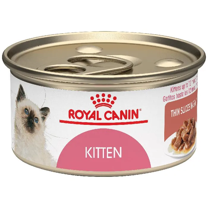 Royal Canin Feline Kitten Thin Slices In Gravy Canned Cat Food 3-oz