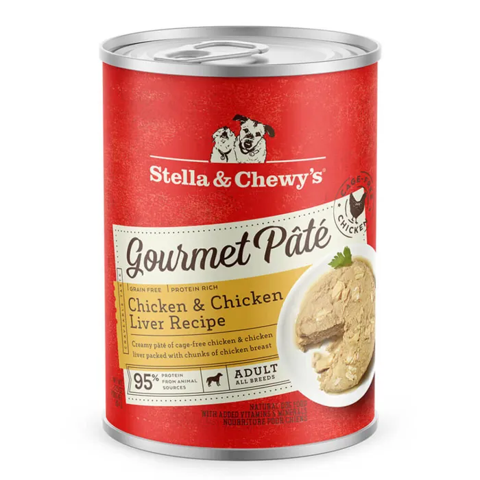 Stella Chewy's Dog Can Pate Chicken Liver 12.5 Oz