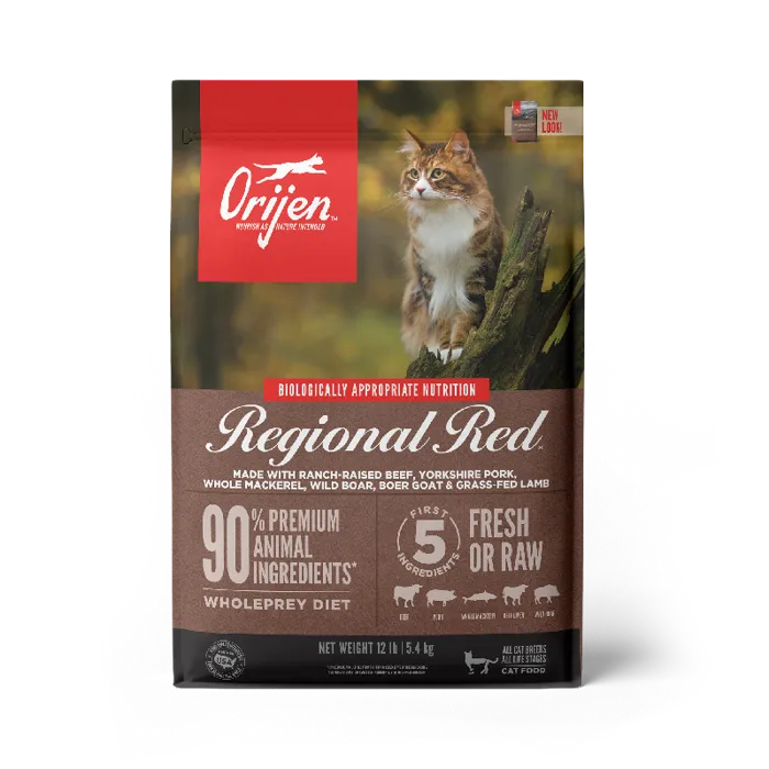 Dry Cat Food, Regional Red, Biologically Appropriate & Grain Free 12-lb