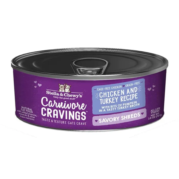S&c Carnivore Cravings Chicken/turkey Shreds 2.8oz