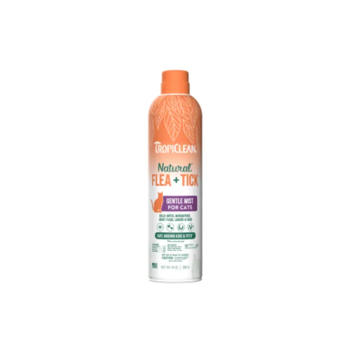 Tropiclean Natural Flea & Tick Cat & Home Easy Mist 14oz