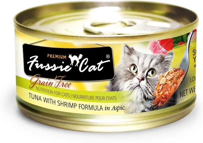 Premium Tuna With Shrimp Formula In Aspic Grain-free Canned Cat Food 2.8-oz