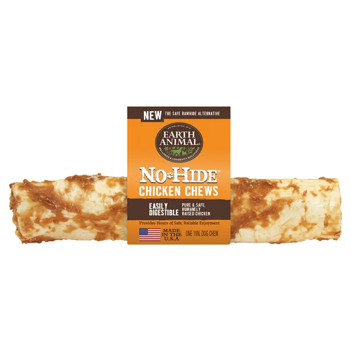 Earth Animal No-hide Chicken Chew Dog Treat, Large 11"