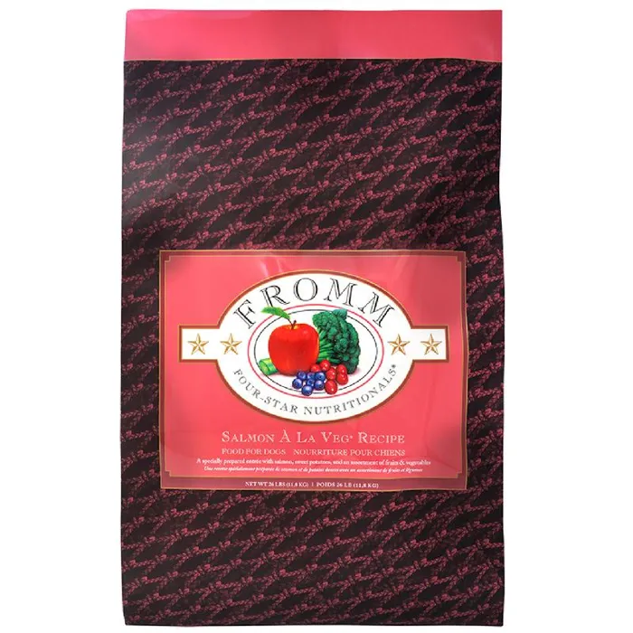 Fromm Four-star Nutritionals Slmn A La Veg Dry Dog Food, 26-lb