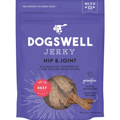Dogswell Jerky Hip & Joint Beef 10-oz