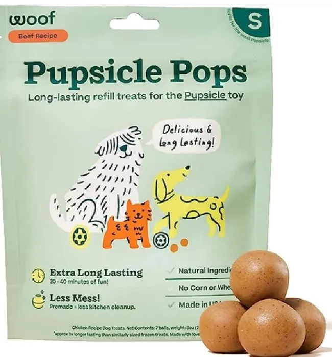 Woof Pops Beef & Peanut Butter Small 6-oz