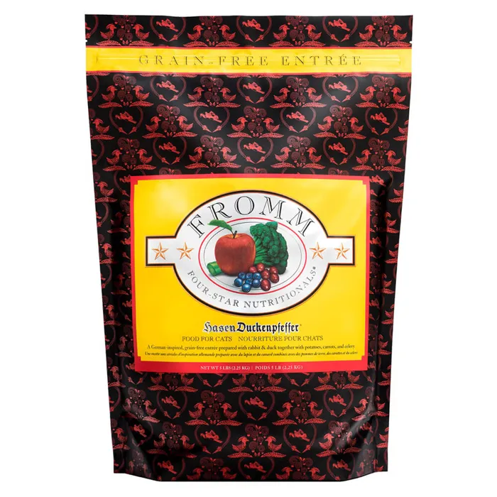 Fromm Four-star Nutritionals Hasen Duckenpfeffer Dry Cat Food 4-lb