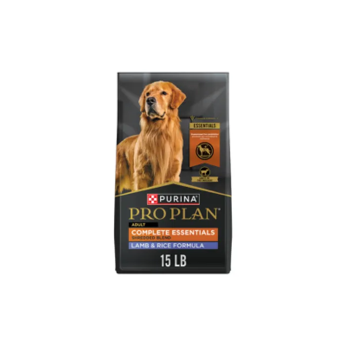 Pro Plan Esssentials Shredded Blend Lamb And Rice - 15lb